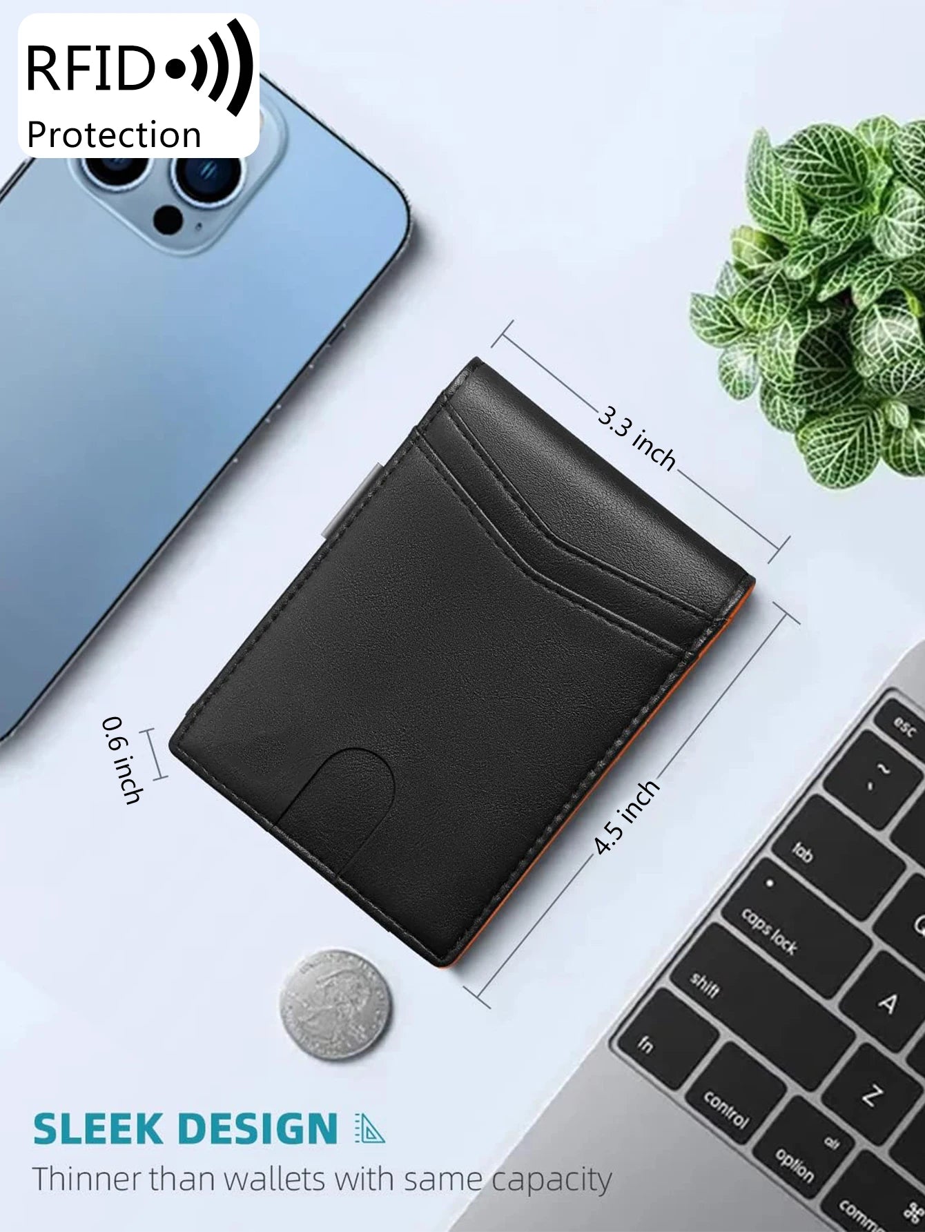 Slim RFID Blocking Wallet