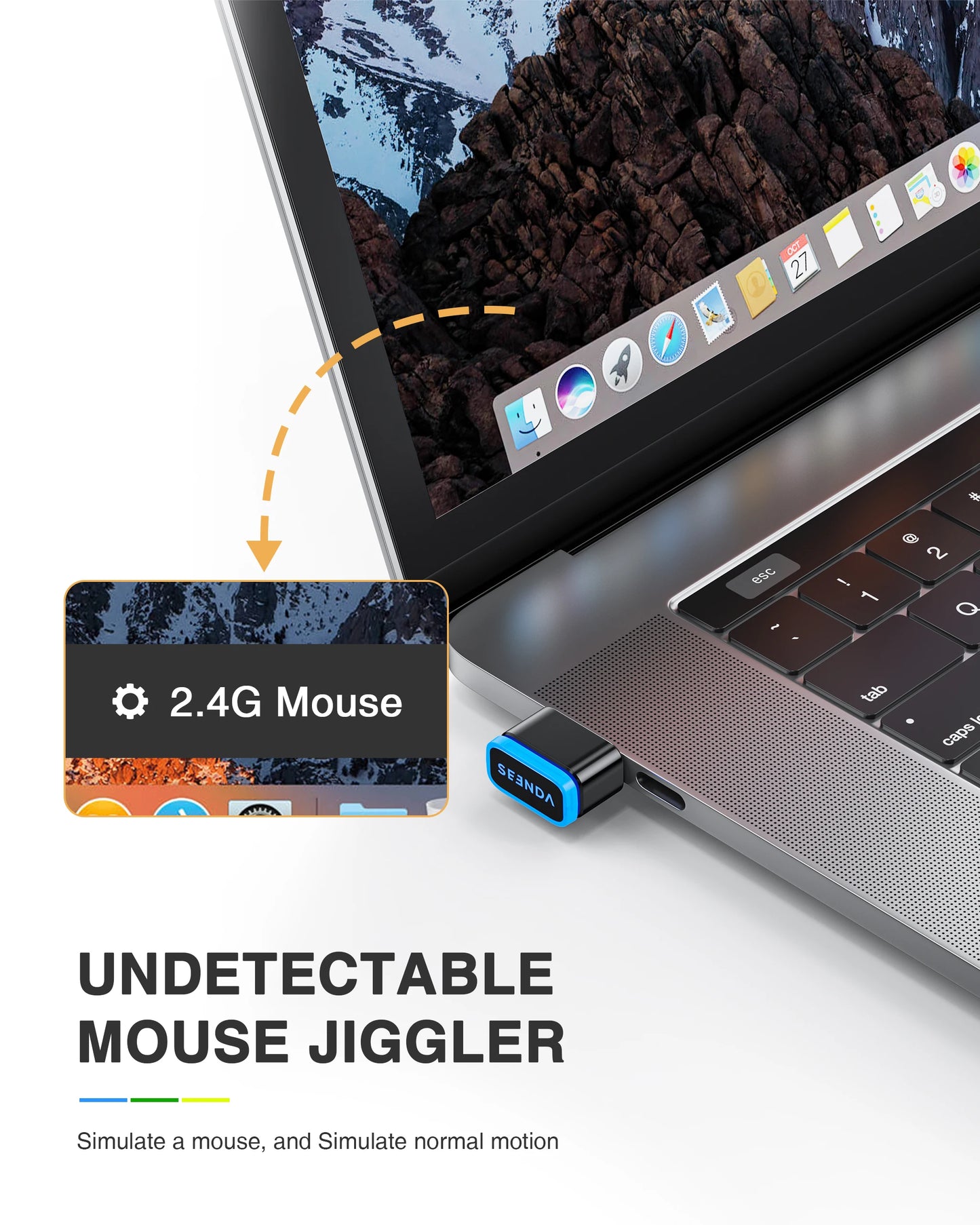 Undetectable USB Mouse Jiggler