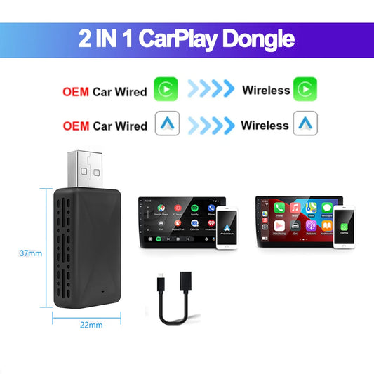 CarPlay & Android Auto Wireless Adapter