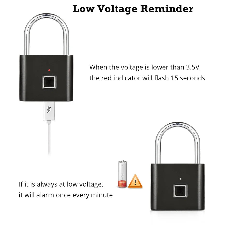 Smart Fingerprint Padlock