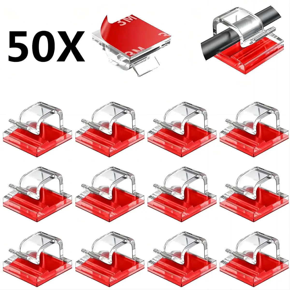 Cable Organizer Clips (50 pack)