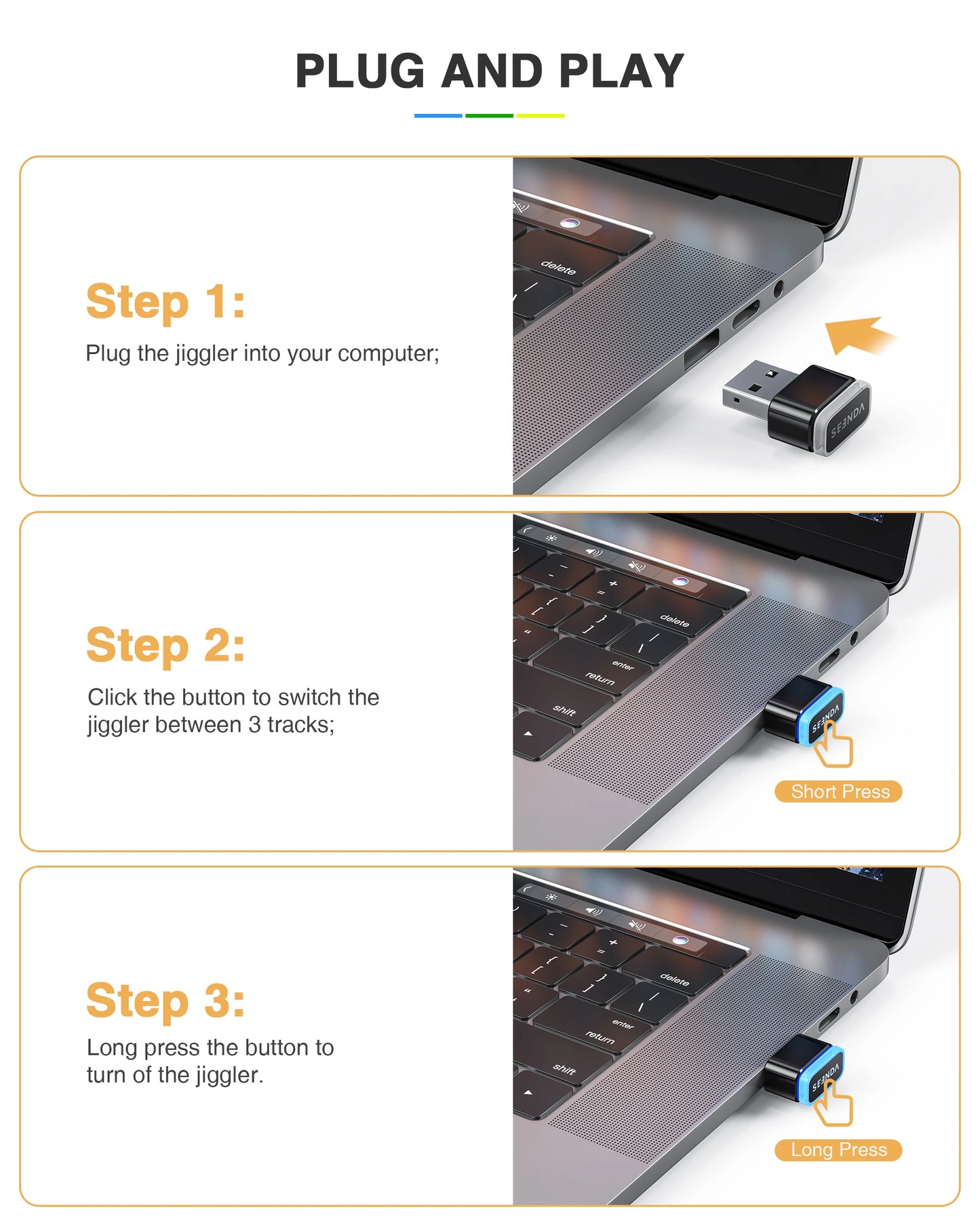 Undetectable USB Mouse Jiggler