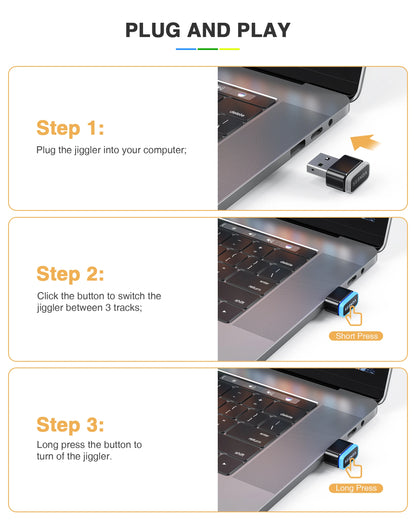 Undetectable USB Mouse Jiggler