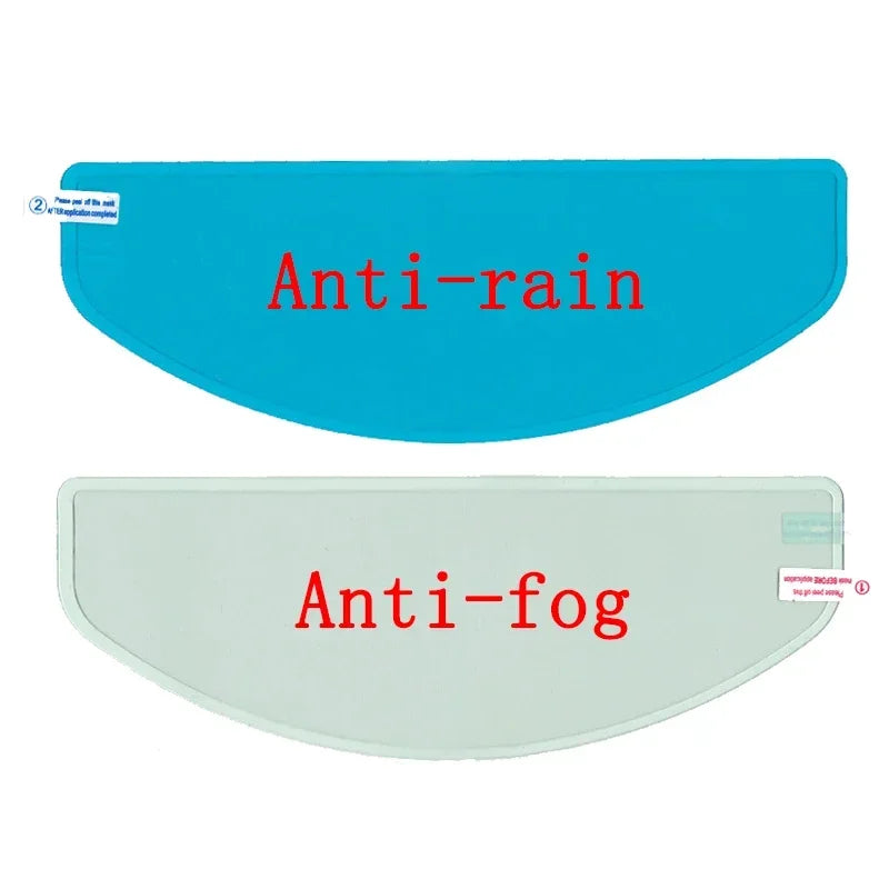 Anti-Fog and Anti-Rain Motorcycle Helmet Film