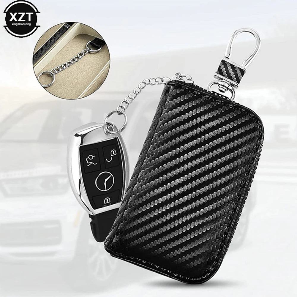 Car Key Anti-Theft Faraday Zipper Bag