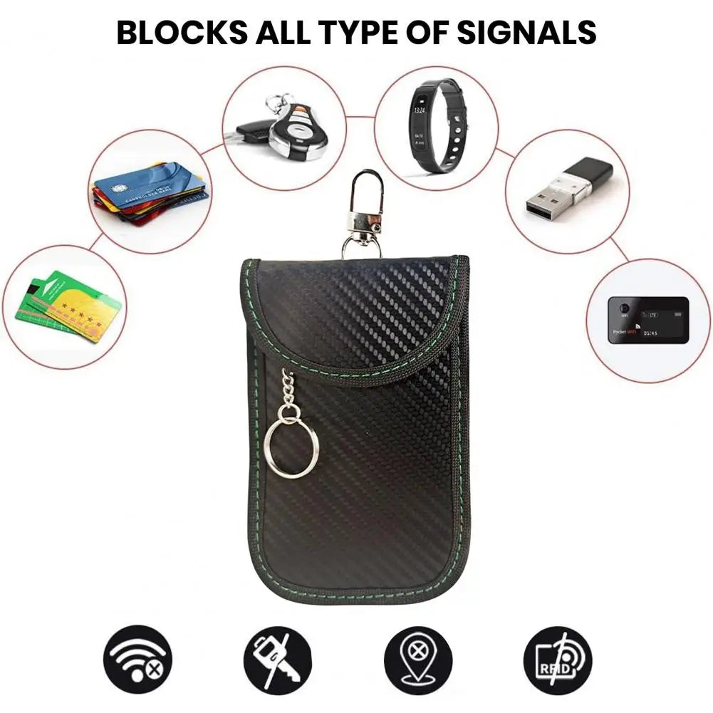 Car Key Anti-Theft Faraday Pouch