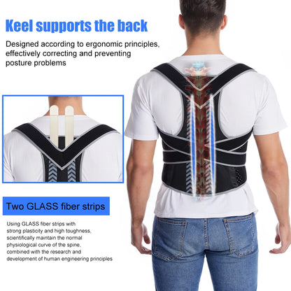 Adjustable Back & Shoulders Support Brace