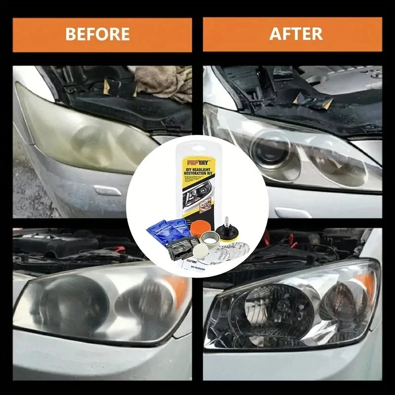 DIY Car Headlight Restoration Kit