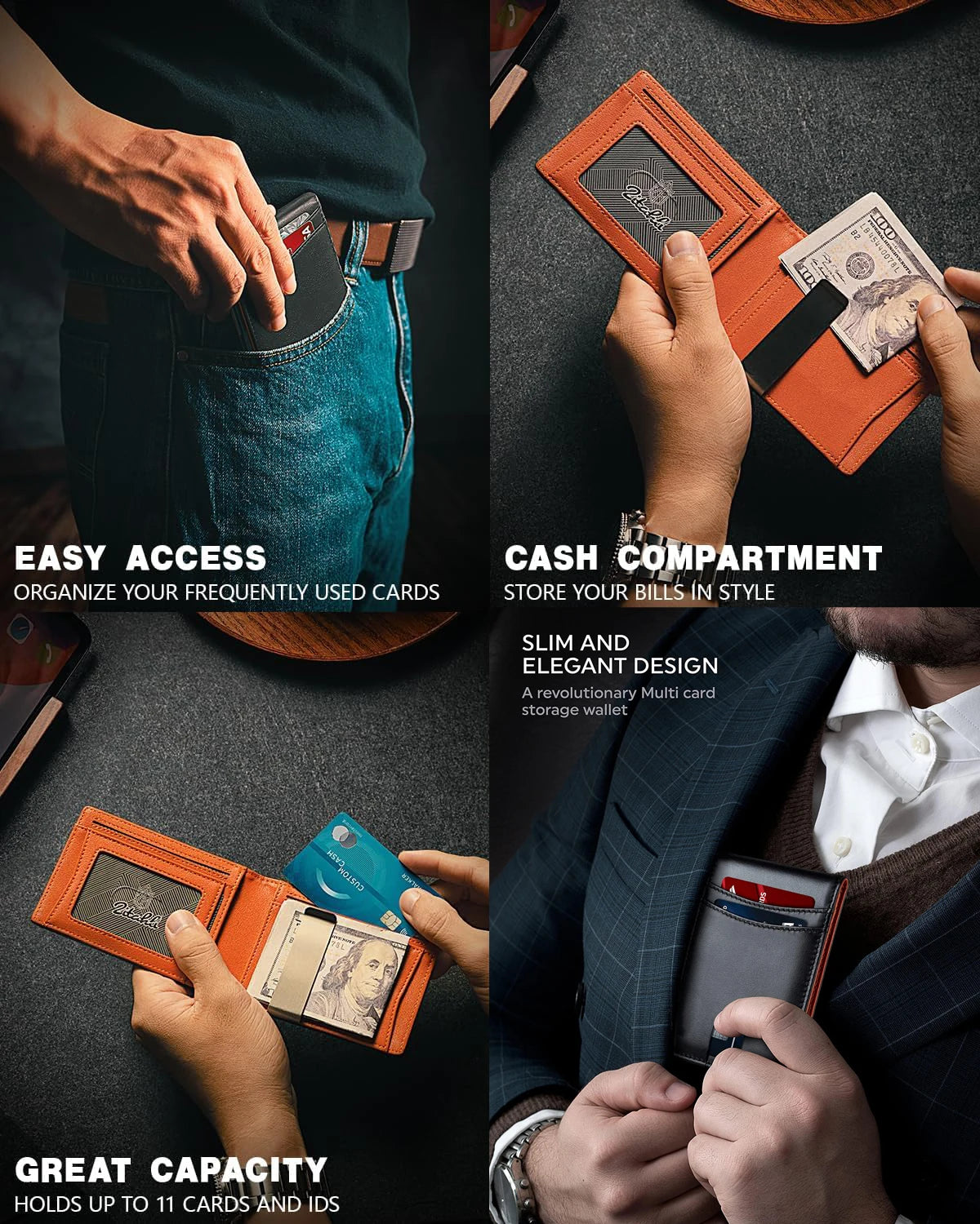 Slim RFID Blocking Wallet