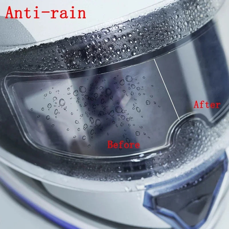 Anti-Fog and Anti-Rain Motorcycle Helmet Film