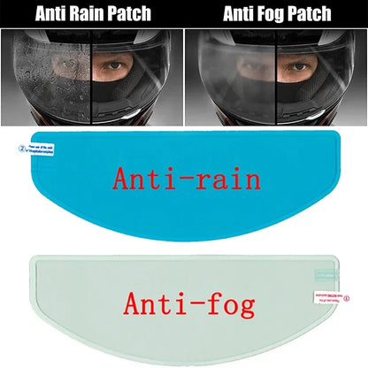 Anti-Fog and Anti-Rain Motorcycle Helmet Film