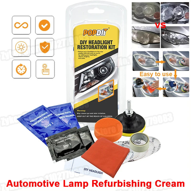 DIY Car Headlight Restoration Kit